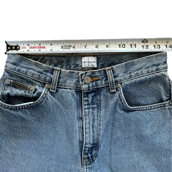 Women’s‎ Vintage Calvin Klein High Rise Light Double Stone Easy Fit Jean. Size 6 - Picture 7 of 9